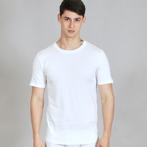 Classic R-Neck T-shirt White</br>3-in-1 Pack Style 610